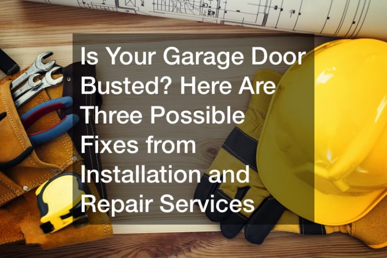 Garage door repair services