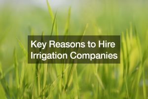 Key Reasons to Hire Irrigation Companies
