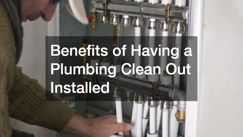 a plumbing inspecting the pipes